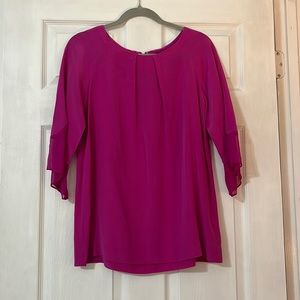 Unworn hot pink Antonio Melani size medium blouse.